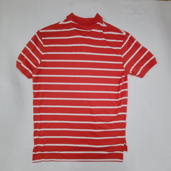 Polo by Ralph Lauren Polo Classic Preppy Sleeve Red White Stripes Cotton Mens L - Picture 14 of 14